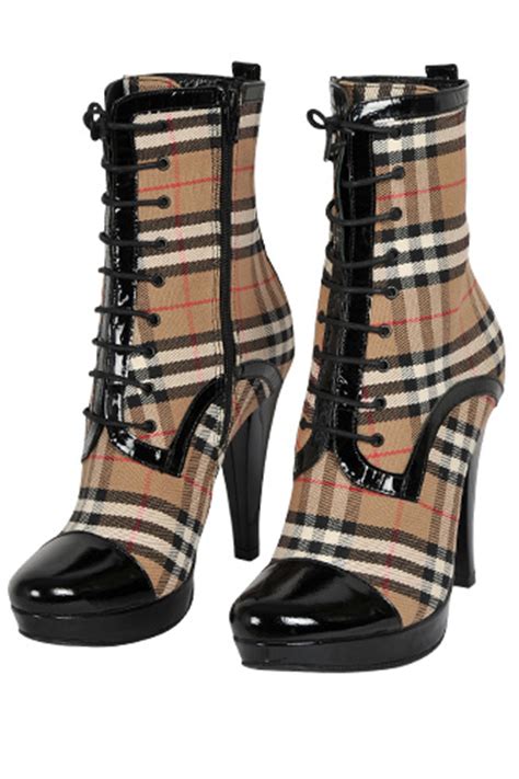 burberry high heel boots|burberry platform heels.